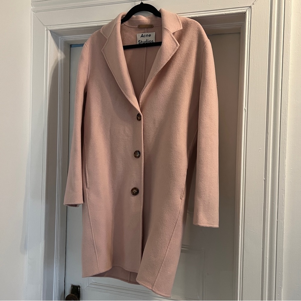 Acne Studios LANDI DOUBLÉ PAW17 size 34 Pale Pink